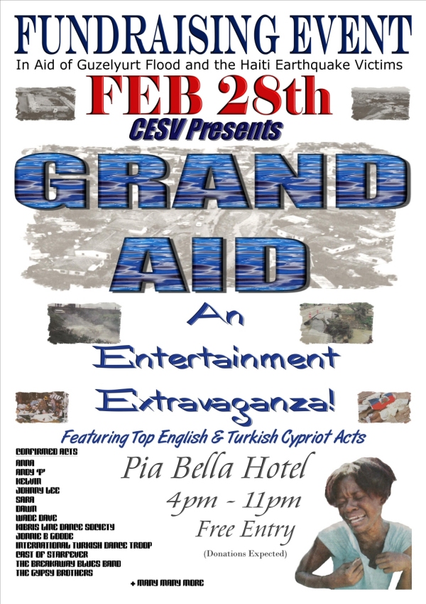 GRAND AID for Guzelyurt & Haiti at Pia Bella Hotel, Girne