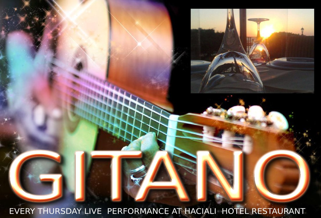 Live Spanish Music with Gitano at Hacıali Hotel Restaurant Lapta